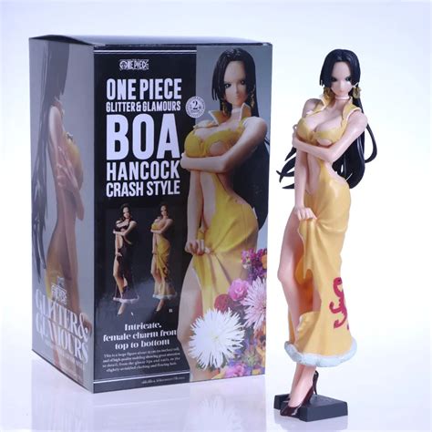 Anime One Piece Glitter And Glamours Boa Hancock Crash Style Sexy Pvc Action Figures Collectible