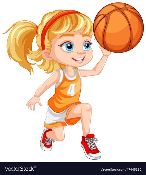 Free Girls Basketball Clip Art