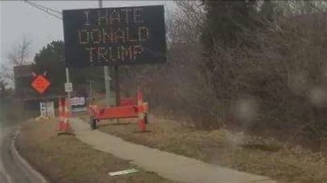 Drivers Shocked To See Anti Trump Message On Gladstone Traffic Sign Fox 4 Kansas City Wdaf Tv