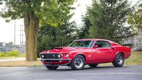 Red 1969 Ford Mustang Boss 429 Wallpaper Mustang Ford Mustang Ford