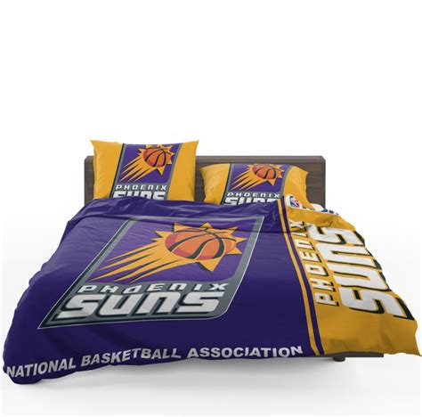 Phoenix Suns Nba Basketball Bedding Set