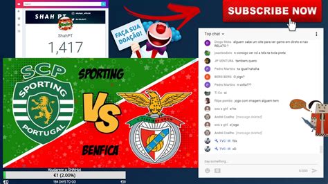 Please note that you can change the channels yourself. SPORTING VS BENFICA - LIVE 🔴 (PARTE 2) - YouTube