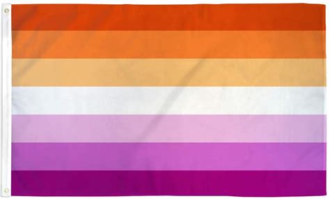 Sapphere Sunset Lesbian Pride Flag Large 3x5FT Double Sided Print