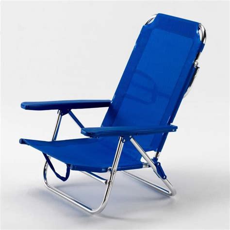 Chaise de plage transat pliante fauteuil piscine aluminium GARGANO