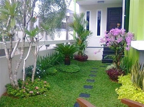 model taman depan rumah sederhana situs properti indonesia