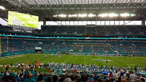 Breakdown Of The Hard Rock Stadium Seating Chart Miami Dolphins