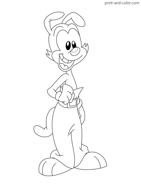 Animaniacs Coloring Pages Print And