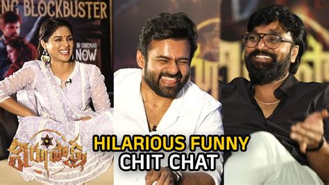 Sai Dharam Tej And Samyuktha Menon Hilarious Funny Chit Chat With