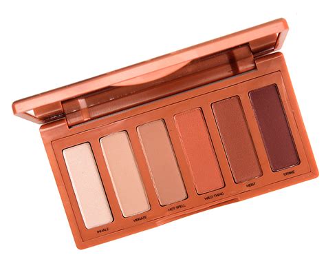Urban Decay Naked Petite Heat Eyeshadow Palette Swatches Review The