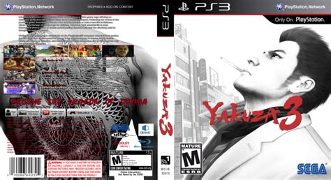 Yakuza 3 Playstation 3 Box Art Cover By Shirokishi