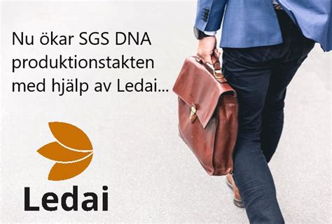 Scandinavian Gene Synthesis Ab Tar Hjälp Av Ledai För Att Effektivisera