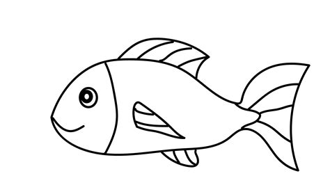 How To Draw A Fish Step By Step Instructions Busy Little Kiddies Blk