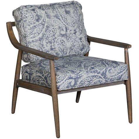 Samuel Paisley Wood Arm Chair
