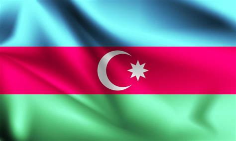 Bandera 3d De Azerbaiyán 1228947 Vector En Vecteezy
