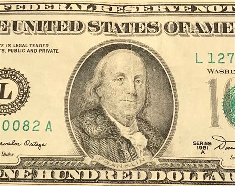 100 Dollar Bill 1981 Vintage Real Money Etsy