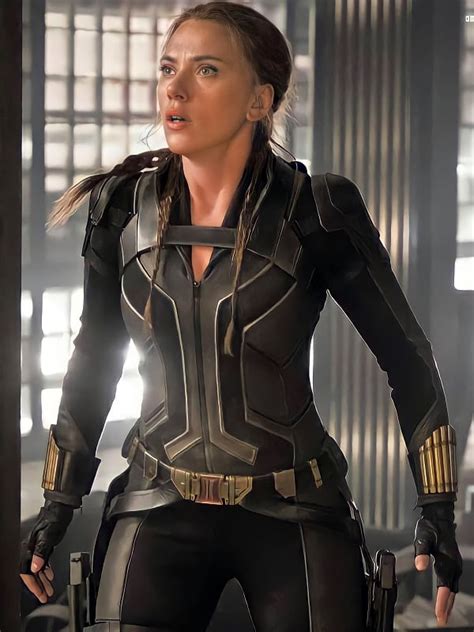 Scarlett Johansson Black Widow Natasha Romanoff Costume Jacket