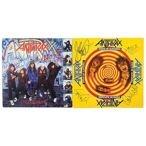 Anthrax 2 Signed Albums For Sale At Auction On 12th October Bidsquare