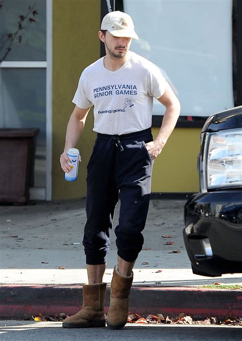 Shia Labeouf Boots And Sweatpants How To Wear Sweatpants Shia Labeouf