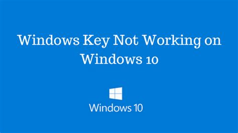Windows Key Not Working Here S How To Fix It Windows Pc Guide Hot Sex Picture