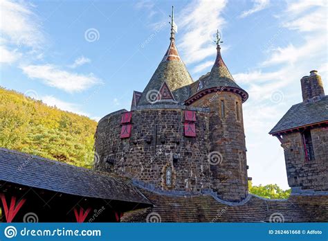 Castell Coch Red Castle Gothic Revival Castle Editorial Stock Photo