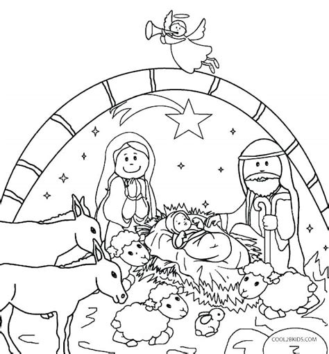 Free Printable Religious Christmas Coloring Pages At Getdrawings Free