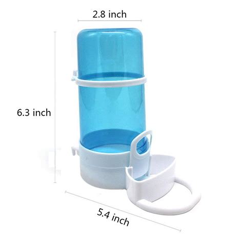Automatic Hamster Feeder Foodwater Bottle Dispenser Dish