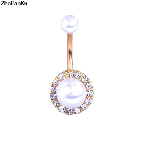 2019 Navel Ring Stainless Steel Piercing Belly Button Rings Imitation