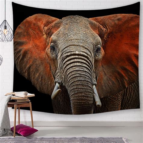 3.7 out of 5 stars. Art African Elephant Tapestry Hippie Wall Hanging Bedspread Throw Dorm Decor | eBay
