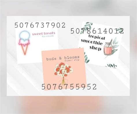 Cafe Bloxburg Id Codes For Pictures Pin By Gg 🧁 On Bloxburg Decals