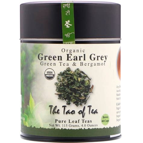 The Tao Of Tea Organic Green Tea And Bergamot Green Earl Grey 40 Oz