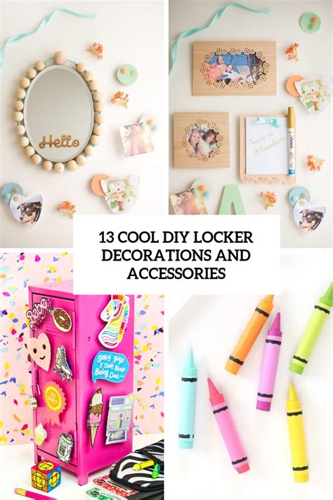 Locker decorations cool image best locker decorations for via decor.terrablades.com. 13 Cool DIY Locker Decorations And Accessories - Shelterness