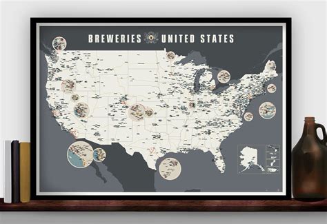 Breweries Of The United States Map