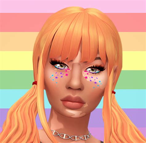 Sims 4 Pride Face Paint Cc Vilrio