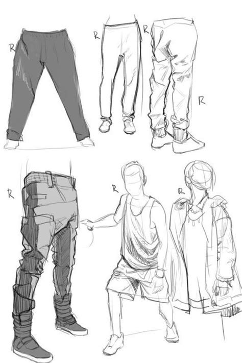 Anime Pants Drawing Reference Jp Tut Drawing Manga From Photo Reference