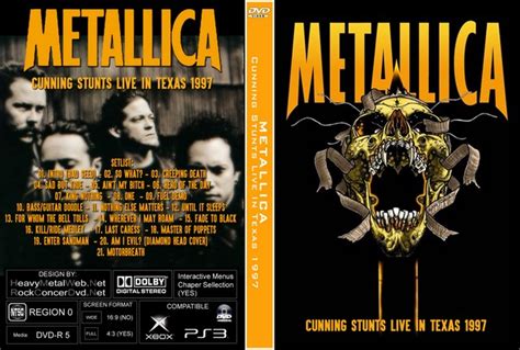 Metallica Cunning Stunts Live In Texas 1997 Update Hd Widescreen Dvd