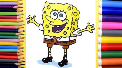 Let's draw spongebob in few simple steps. How to Draw Spongebob Squarepants easy. Coloring Pages for ...