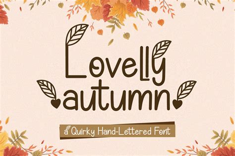 Lovelly Autumn Font