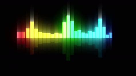 Sound Wave Audio Equalizer Digital Multi Colored Music Equalizer Black