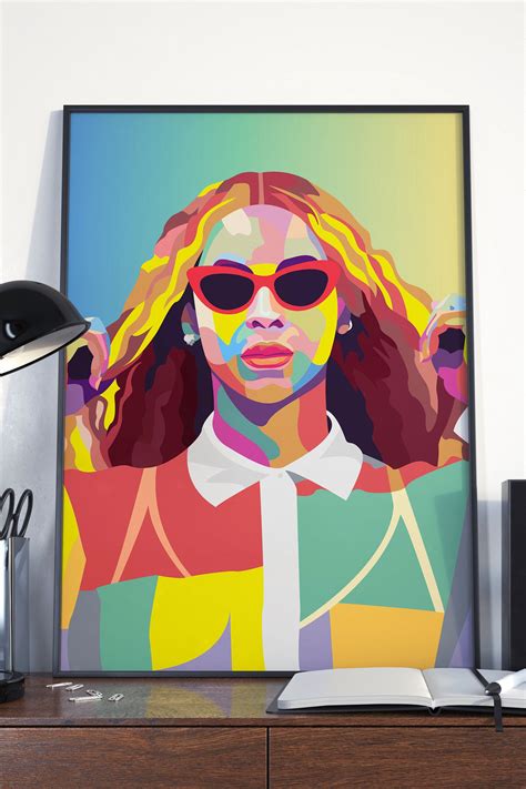Beyonce Inspired Music Poster A3 Art Print 11x17 Pop Art Music Icon