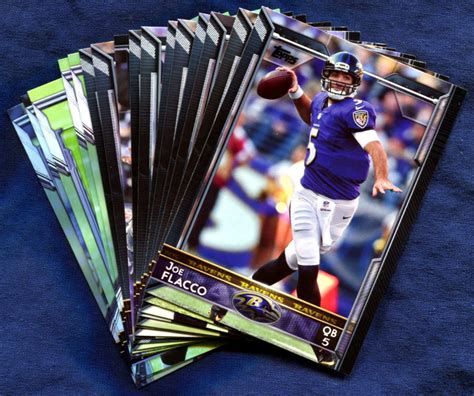 Look for one of the first officially licensed rookie cards and rookie autographs cards from all of the top prospects of the 2019 nfl draft. 2015 Topps Baltimore Ravens NFL Football Card Team Set