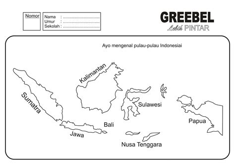 20 gambar mewarnai hewan untuk anak paud dan tk. Gambar Peta Indonesia Mewarnai