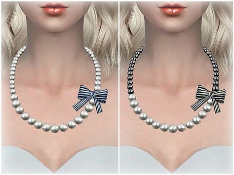 My Sims 4 Blog Pearl Necklace By S Club