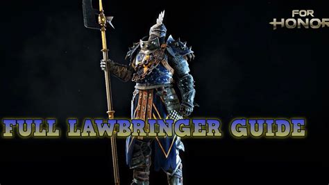 Lawbringer has multiple ways to punish the enemy from a parry, depending on how far the person is knocked back, if it was a heavy or a light, and what class they are playing. For Honor FULL LAWBRINGER GUIDE 2020 - YouTube