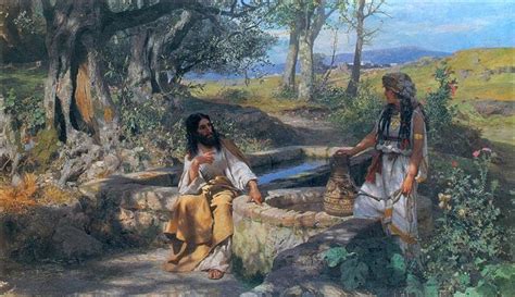 Christ And The Samaritan Woman 1890 Henryk Siemiradzki