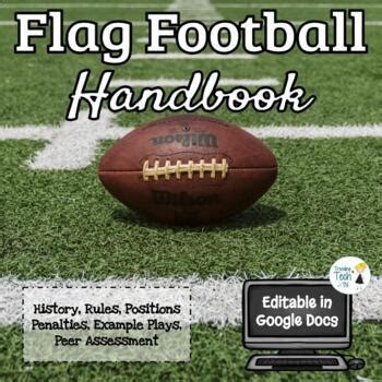 Swinging the hand or arm over the belt, placing the ball over flag view more presentations. Flag Football Handbook - Skills & Knowledge, Rules ...