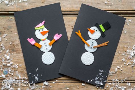 Handmade Cards Make Your Own Snowperson