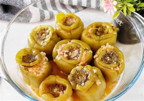 Resep Biber Dolmas Turkish Stuffed Pepper Oleh Heti Cookpad