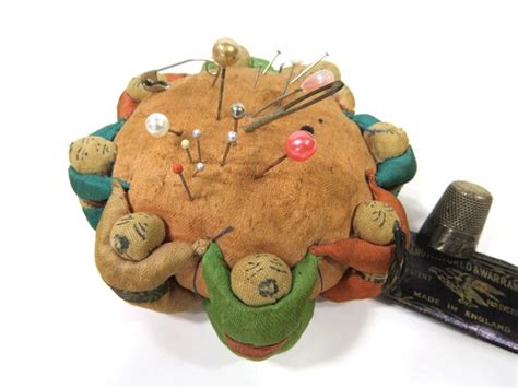 Items Similar To Vintage Pin Cushion With 8 Holding Hands Chinese Asian