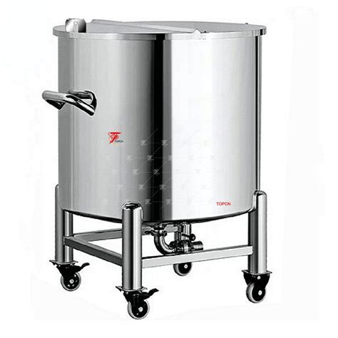 single layer stainless steel container top open water storage tankwidely use in foods dairy