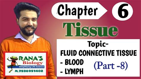 Class 9 Chapter 6 Tissue Fluid Connective Tissue Blood Lymph